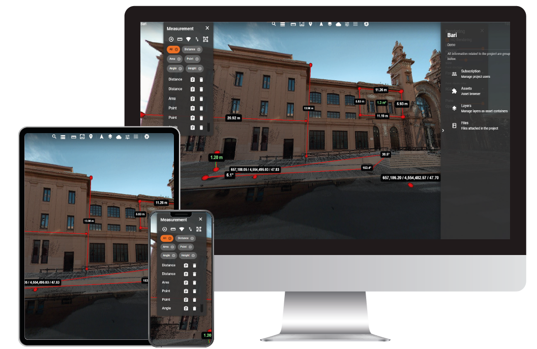Janus Cloud Web Platform 3d Point Cloud